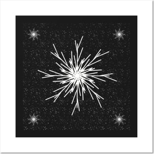 Snowflakes Posters and Art